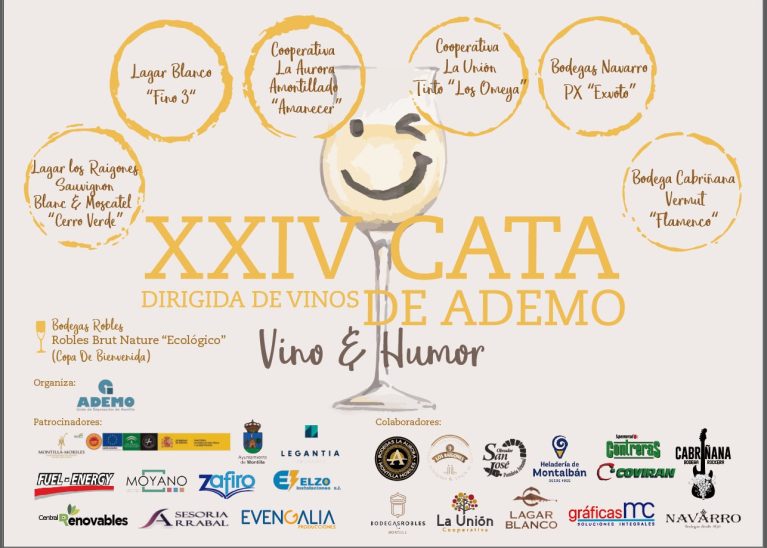 XXIV CATA DIRIGIDA DE VINOS DE ADEMO. VINO&HUMOR